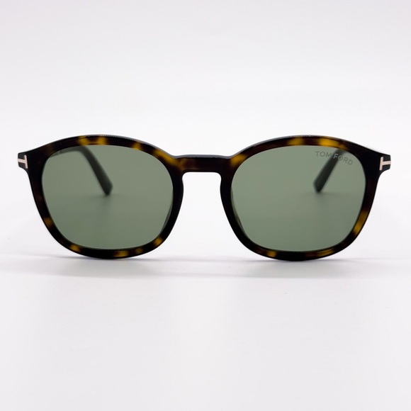NEW TOM FORD TF1020 ECO 52N HAVANA MEN SUNGLASSES JAYSON FT1020/S ROUND TOM FORD - Picture 3 of 9